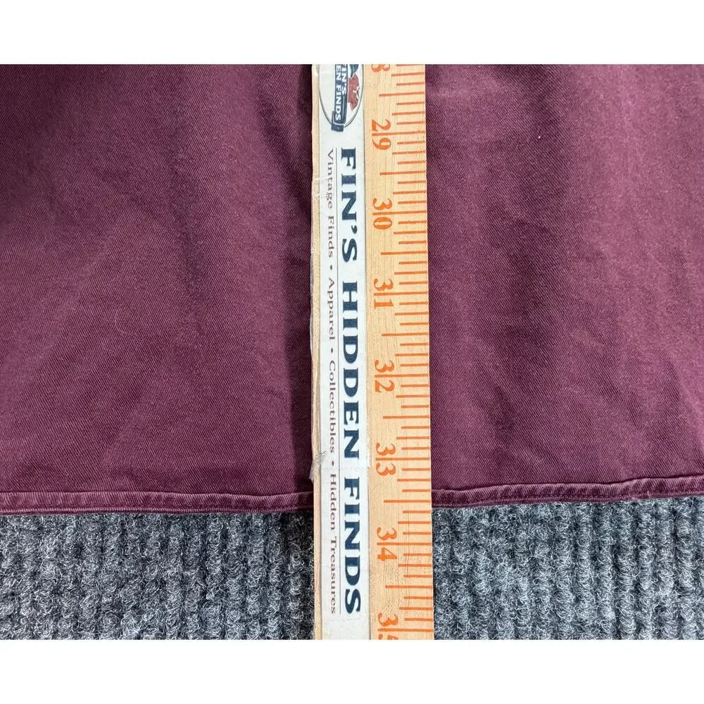 Polo Ralph Lauren Classic Fit Shirt Mens 3XB Maroon Button Up Big Tall Cotton